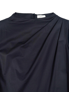 PESERICO(ペセリコ) |コットンストレッチアシンメトリーデザインワンピース