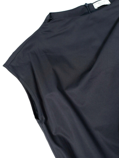 PESERICO(ペセリコ) |コットンストレッチアシンメトリーデザインワンピース