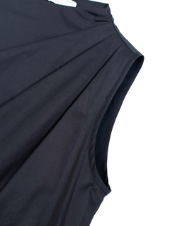 PESERICO(ペセリコ) |コットンストレッチアシンメトリーデザインワンピース