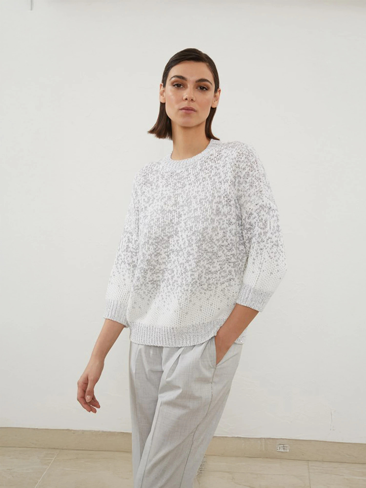 PESERICO(ペセリコ) |ラメスパンコールヤーンコットンニット