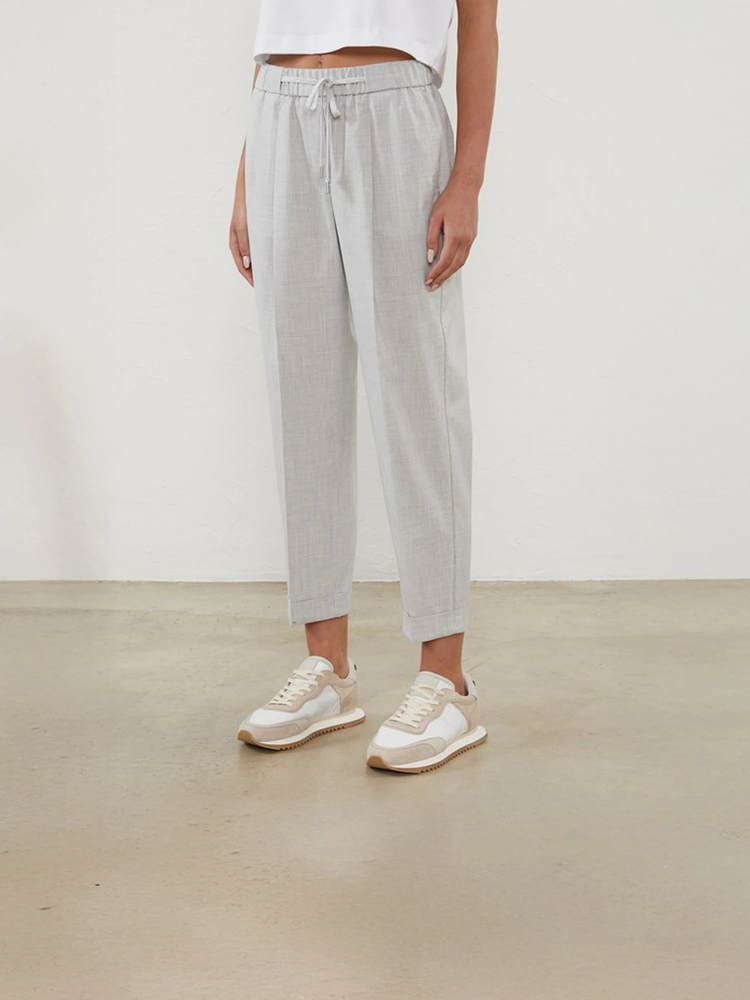 PESERICO(ペセリコ) |サイドボールチェーン1タックパンツ