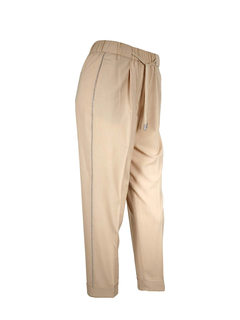 PESERICO(ペセリコ) |サイドボールチェーン1タックパンツ