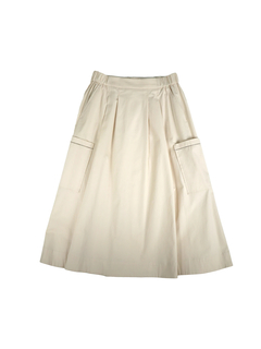 PESERICO(ペセリコ) |サイドパッチポケット２タックスカート