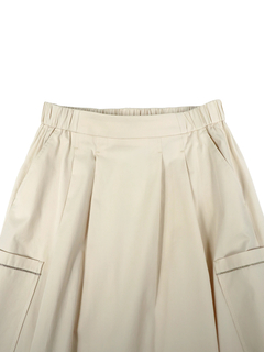 PESERICO(ペセリコ) |サイドパッチポケット２タックスカート