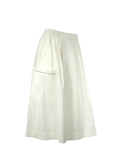 PESERICO(ペセリコ) |サイドパッチポケット２タックスカート