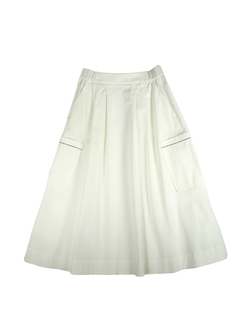 PESERICO(ペセリコ) |サイドパッチポケット２タックスカート