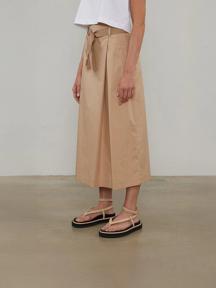 PESERICO(ペセリコ) |ウエストリボンセミタイトスカート