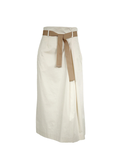 PESERICO(ペセリコ) |ウエストリボンセミタイトスカート