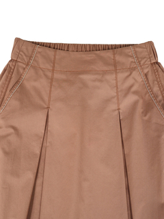 PESERICO(ペセリコ) |ポケットラインボールチェーン飾り１タックフレアスカート