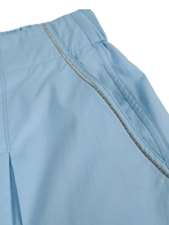 PESERICO(ペセリコ) |ポケットラインボールチェーン飾り１タックフレアスカート