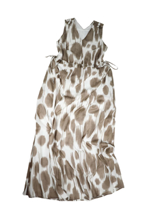 PESERICO(ペセリコ) |コットンガーゼプリントノースリーブワンピース