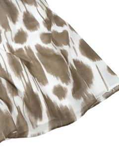 PESERICO(ペセリコ) |コットンガーゼプリントノースリーブワンピース