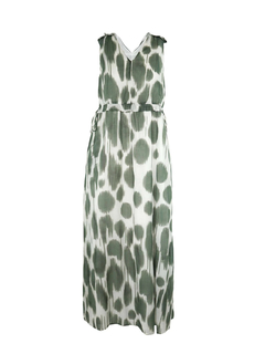 PESERICO(ペセリコ) |コットンガーゼプリントノースリーブワンピース