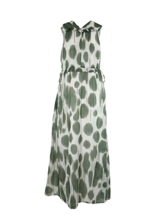 PESERICO(ペセリコ) |コットンガーゼプリントノースリーブワンピース