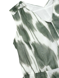 PESERICO(ペセリコ) |コットンガーゼプリントノースリーブワンピース