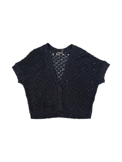 PESERICO(ペセリコ) |ミニスパンコールヤーンコットンニットボレロ