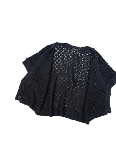 PESERICO(ペセリコ) |ミニスパンコールヤーンコットンニットボレロ