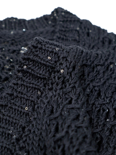 PESERICO(ペセリコ) |ミニスパンコールヤーンコットンニットボレロ