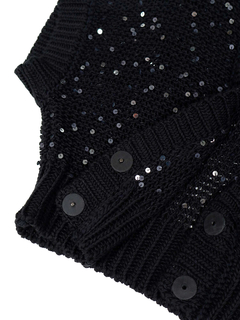 PESERICO(ペセリコ) |スパンコールヤーンコットンニットボレロ