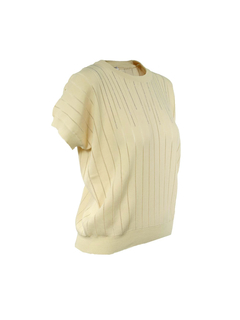 PESERICO(ペセリコ) |ボールチェーン飾り落とし目デザインコットンニット