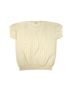 PESERICO(ペセリコ) |ボールチェーン飾り落とし目デザインコットンニット