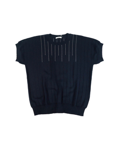 PESERICO(ペセリコ) |ボールチェーン飾り落とし目デザインコットンニット