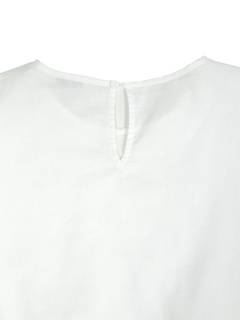 PESERICO(ペセリコ) |コットンガーゼ2枚仕立てバルーンヘムブラウス