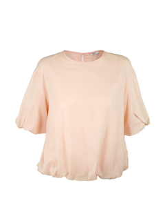 PESERICO(ペセリコ) |コットンガーゼ2枚仕立てバルーンヘムブラウス