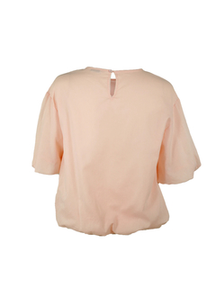 PESERICO(ペセリコ) |コットンガーゼ2枚仕立てバルーンヘムブラウス