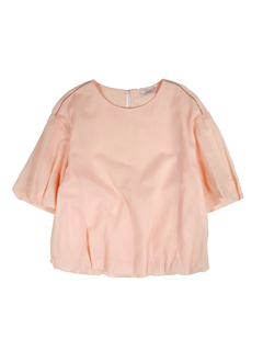 PESERICO(ペセリコ) |コットンガーゼ2枚仕立てバルーンヘムブラウス