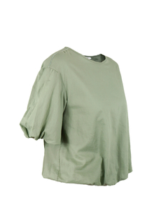 PESERICO(ペセリコ) |コットンガーゼ2枚仕立てバルーンヘムブラウス