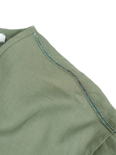 PESERICO(ペセリコ) |コットンガーゼ2枚仕立てバルーンヘムブラウス