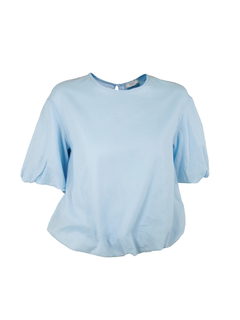 PESERICO(ペセリコ) |コットンガーゼ2枚仕立てバルーンヘムブラウス