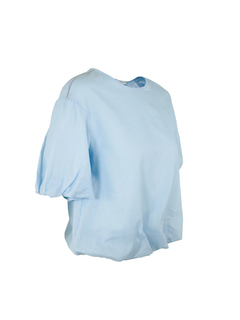 PESERICO(ペセリコ) |コットンガーゼ2枚仕立てバルーンヘムブラウス