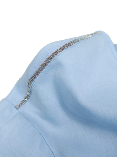 PESERICO(ペセリコ) |コットンガーゼ2枚仕立てバルーンヘムブラウス