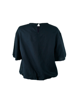 PESERICO(ペセリコ) |コットンガーゼ2枚仕立てバルーンヘムブラウス