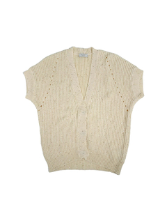 PESERICO(ペセリコ) |コットンスパンコールヤーンフレンチカーディガン