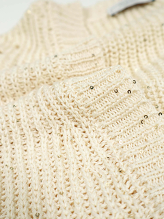 PESERICO(ペセリコ) |コットンスパンコールヤーンフレンチカーディガン