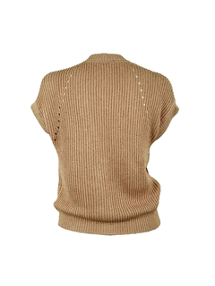 PESERICO(ペセリコ) |コットンスパンコールヤーンフレンチカーディガン