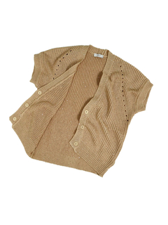 PESERICO(ペセリコ) |コットンスパンコールヤーンフレンチカーディガン