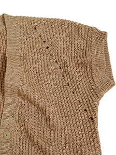 PESERICO(ペセリコ) |コットンスパンコールヤーンフレンチカーディガン