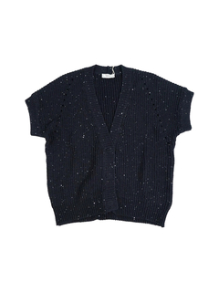 PESERICO(ペセリコ) |コットンスパンコールヤーンフレンチカーディガン