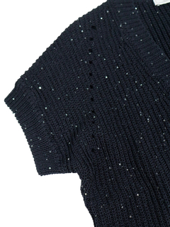 PESERICO(ペセリコ) |コットンスパンコールヤーンフレンチカーディガン