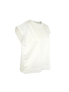 PESERICO(ペセリコ) |綿麻鹿の子フレンチスリーブカットソー