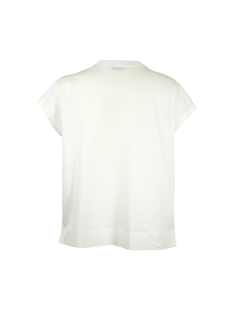 PESERICO(ペセリコ) |綿麻鹿の子フレンチスリーブカットソー