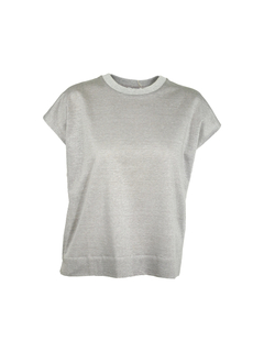 PESERICO(ペセリコ) |綿麻鹿の子フレンチスリーブカットソー