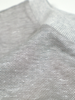 PESERICO(ペセリコ) |綿麻鹿の子フレンチスリーブカットソー