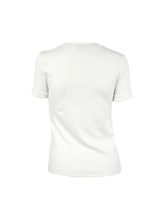 PESERICO(ペセリコ) |コットンリブターンナップスリーブカットソー