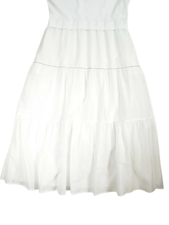 PESERICO(ペセリコ) |コットンジャージー×ガーゼスカートのコンビワンピース