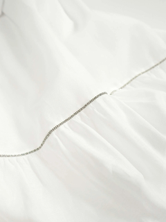 PESERICO(ペセリコ) |コットンジャージー×ガーゼスカートのコンビワンピース